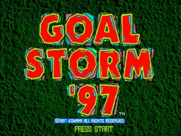 Goal Storm 97 (US) screen shot title